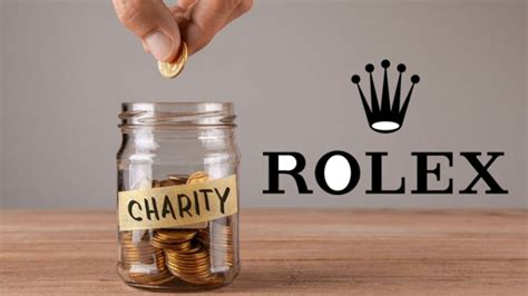 how does rolex make money as a non profit|rolex charity donations.